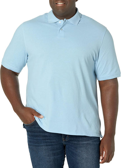 Amazon Essentials Men's Regular-Fit Cotton Pique Polo Shirt