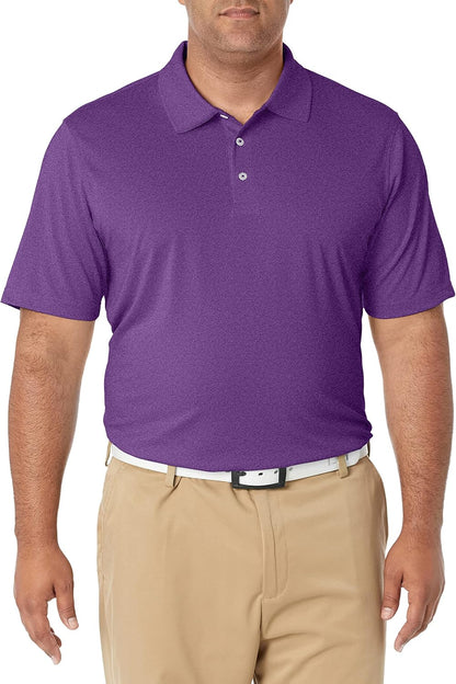 Amazon Essentials Men's Regular Fit Golf Polo Shirt, Moisture-Wicking Quick Dry, Recycled Polyester, Short Sleeve