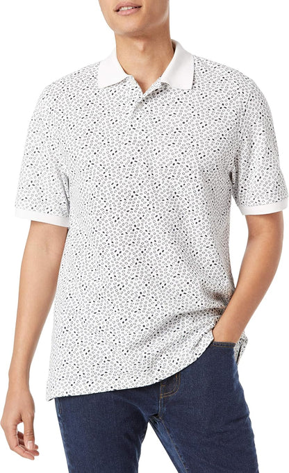 Amazon Essentials Men's Regular-Fit Cotton Pique Polo Shirt